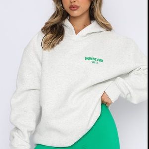 White Fox Hoodie: Offstage Hoodie Glacier Grey